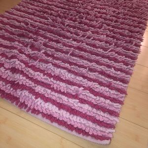 Chenille Noodle Pink Rugs